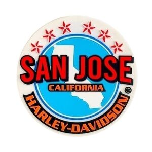 San Jose Harley-Davidson Dealership Magnet 2019 California Souvenir Collectible